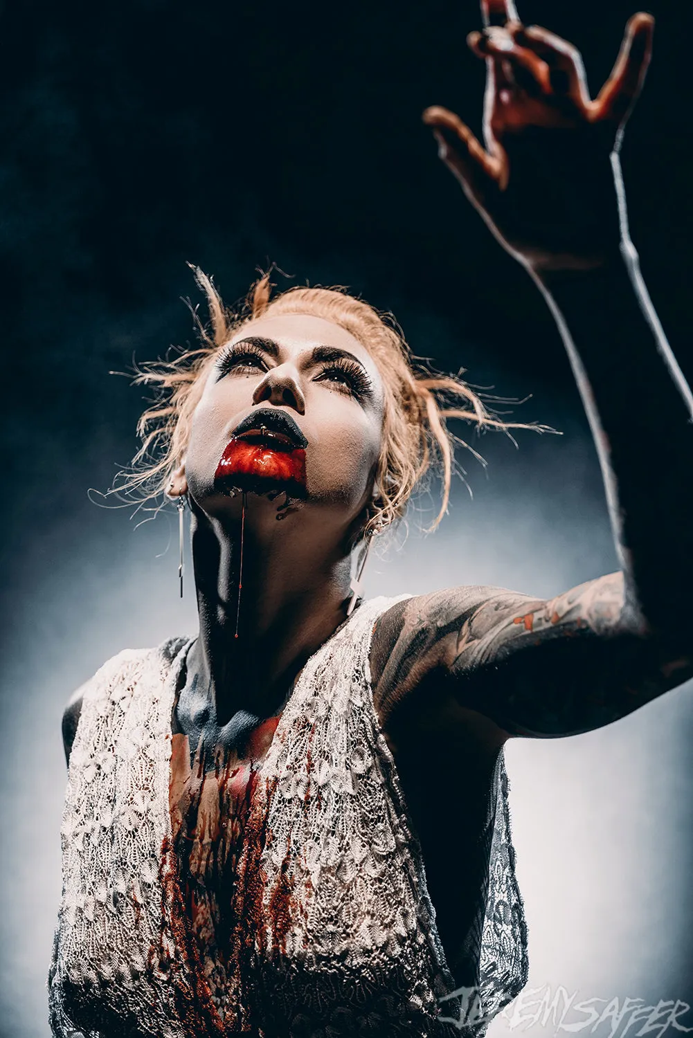 Lena Scissorhands - Blood Drops - Signed Limited Edition 8x12 Metallic Print