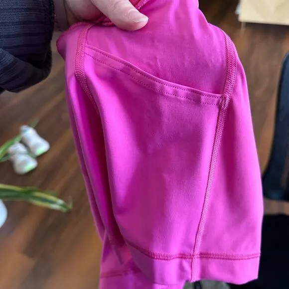 Lululemon Hotty Hot High-Rise Skirt Skort Long Sonic Pink Womens Size 6 Preppy