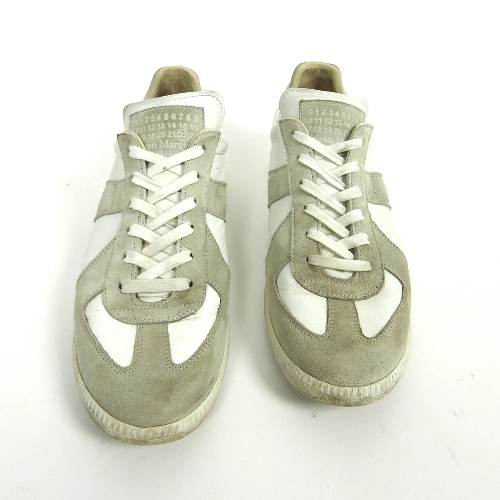 Margiela Replica Gats White Grey 41
