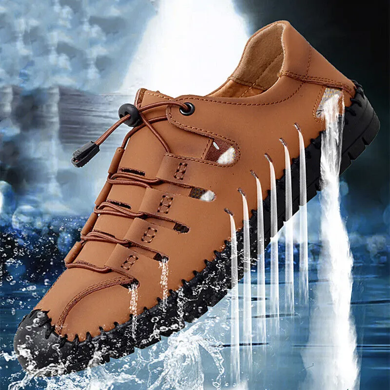 Men Sandals Summer Casual Sports Beach Shoes (Brown)