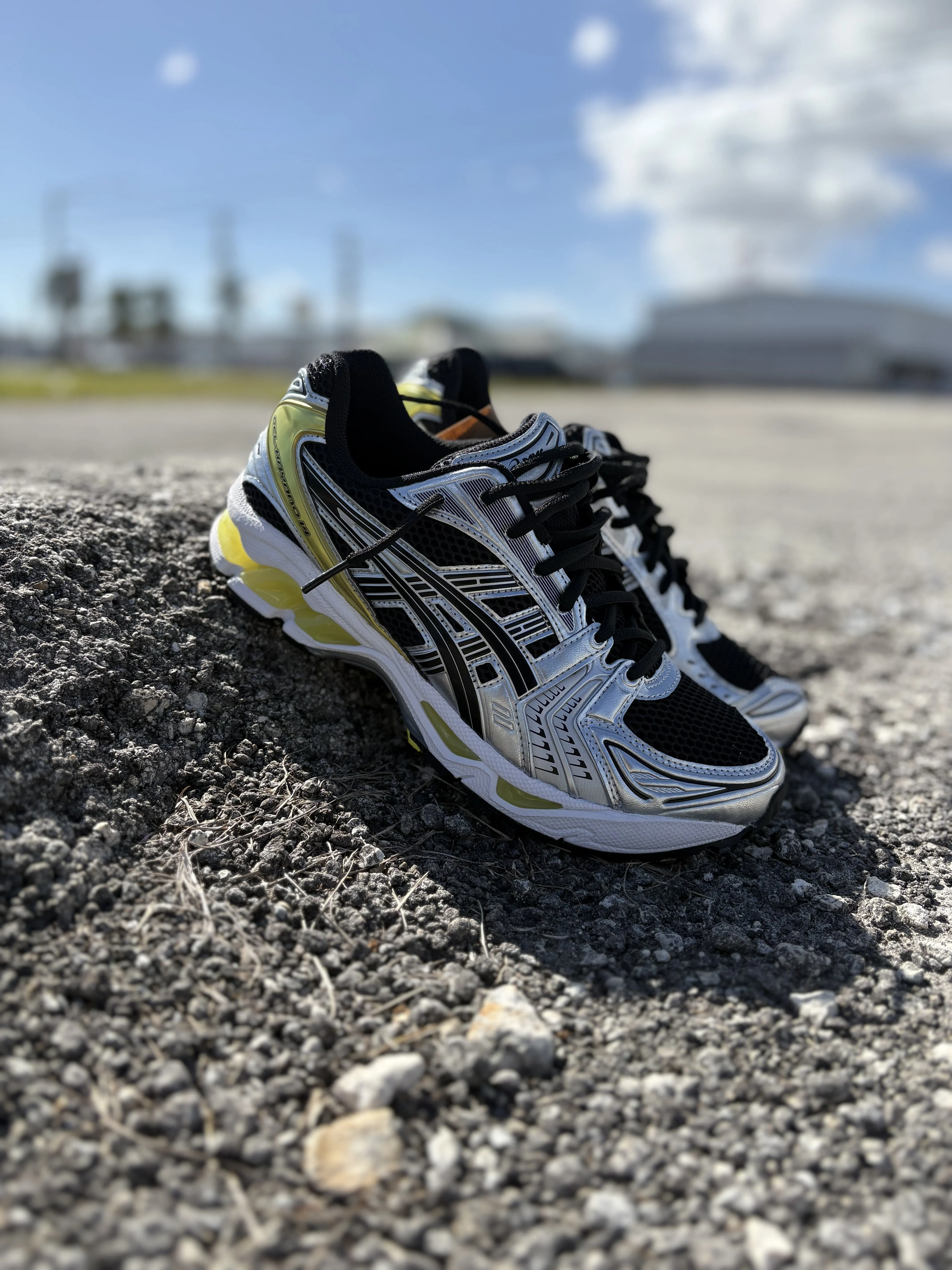 Mens Asics Gel Kayano 14 (Black/Lemon Spark)