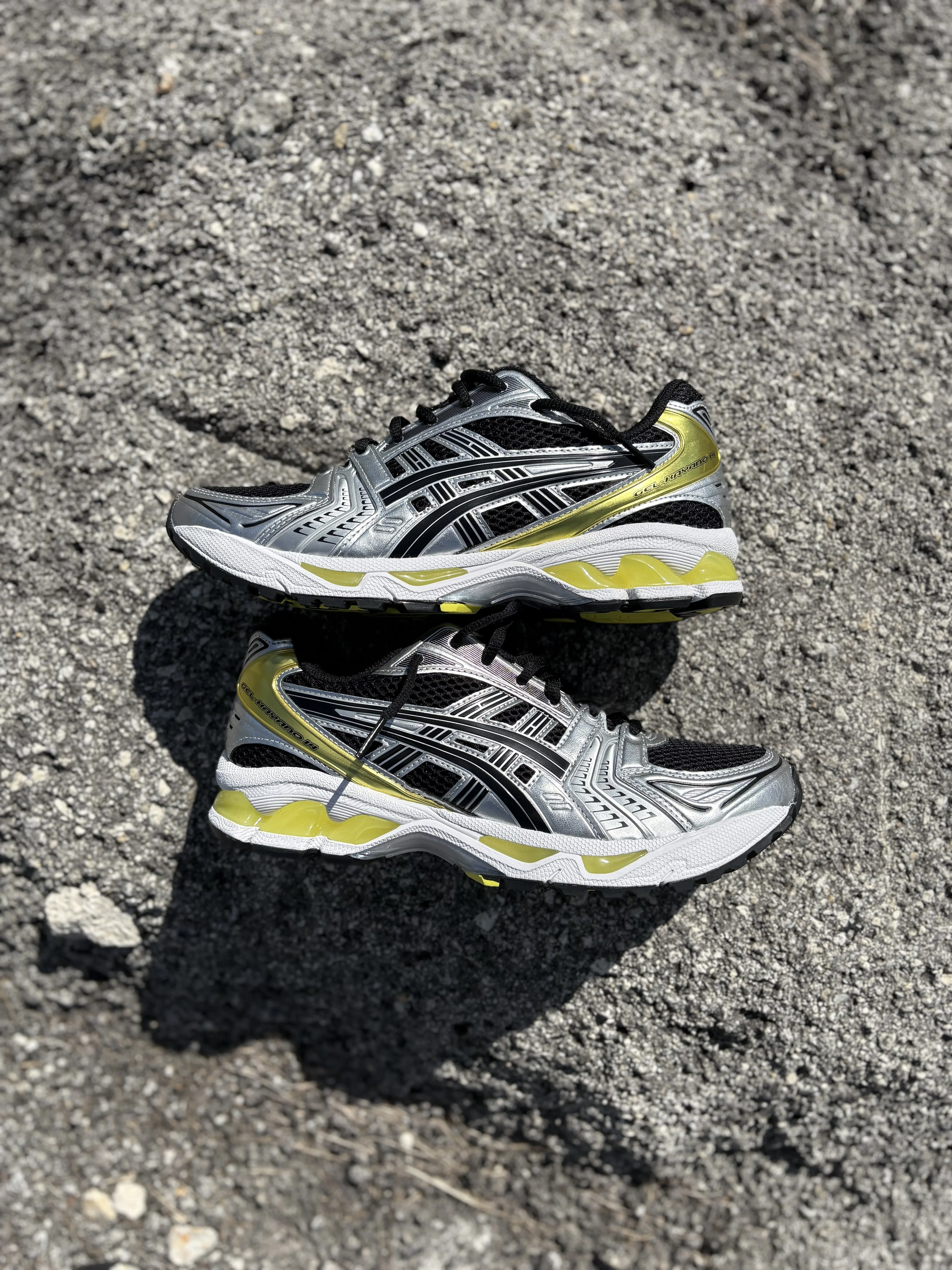 Mens Asics Gel Kayano 14 (Black/Lemon Spark)