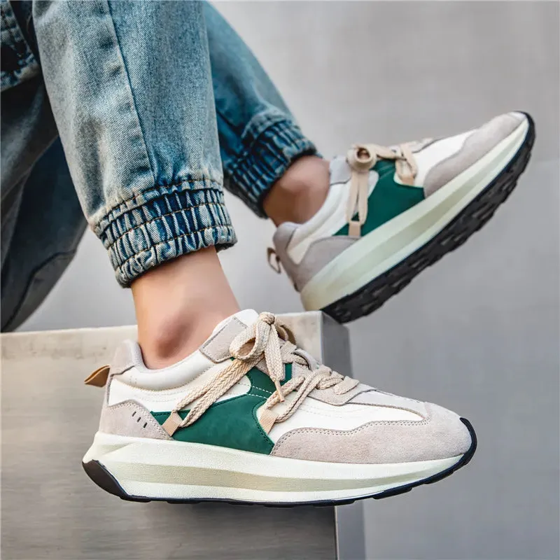 Men's Breathable Height-Increasing Walking Sneakers