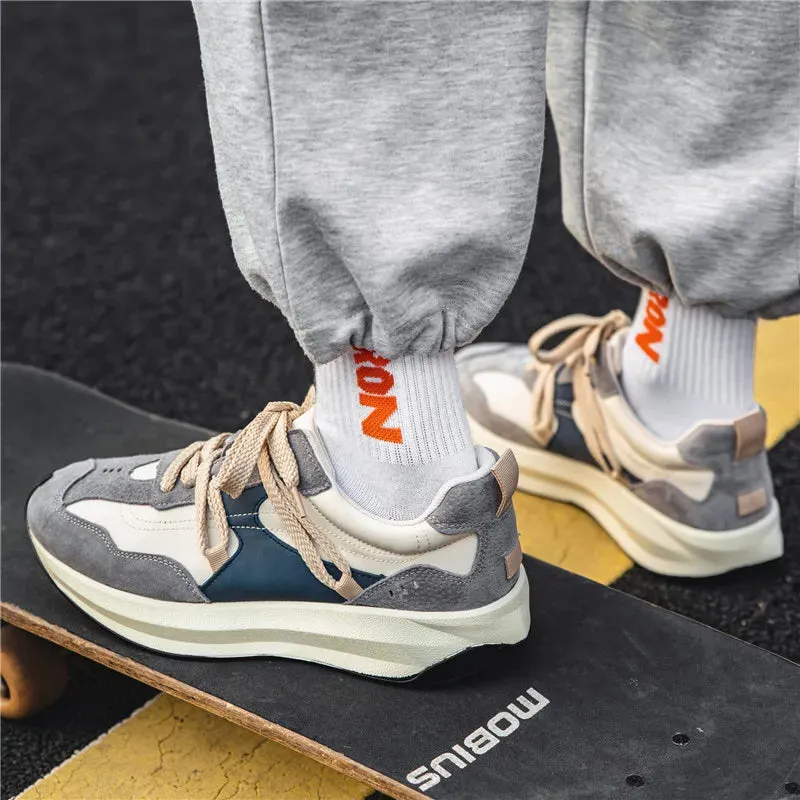 Men's Breathable Height-Increasing Walking Sneakers