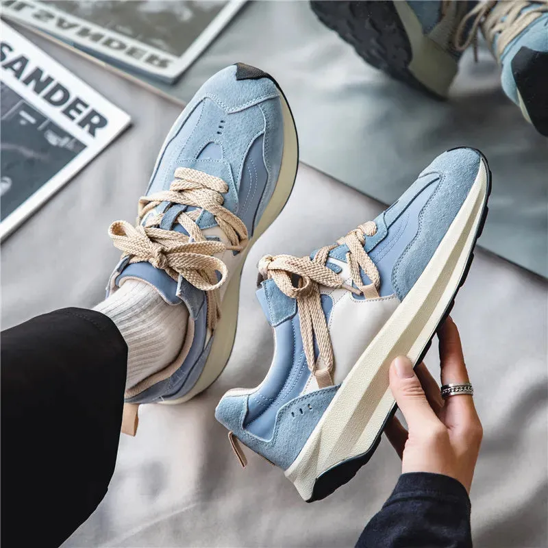 Men's Breathable Height-Increasing Walking Sneakers