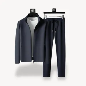Men's Sport Set – Zip-Up Jacket & Joggers – Casual Fit – 2-Piece Tracksuit