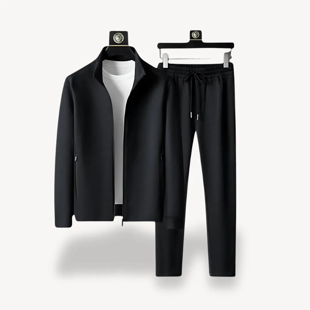 Men's Sport Set – Zip-Up Jacket & Joggers – Casual Fit – 2-Piece Tracksuit