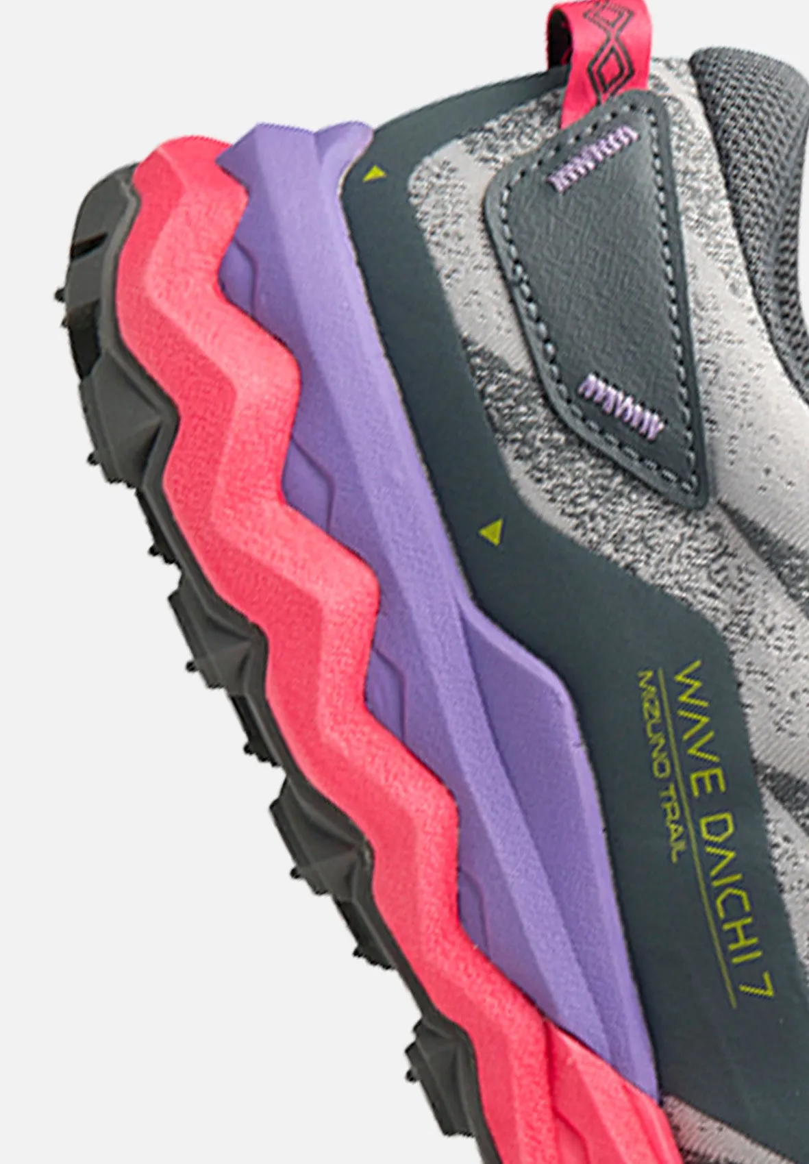 Mizuno Wave Daichi 7 Womens -Pearl Blue/High-Vis Pink/Purple Punch