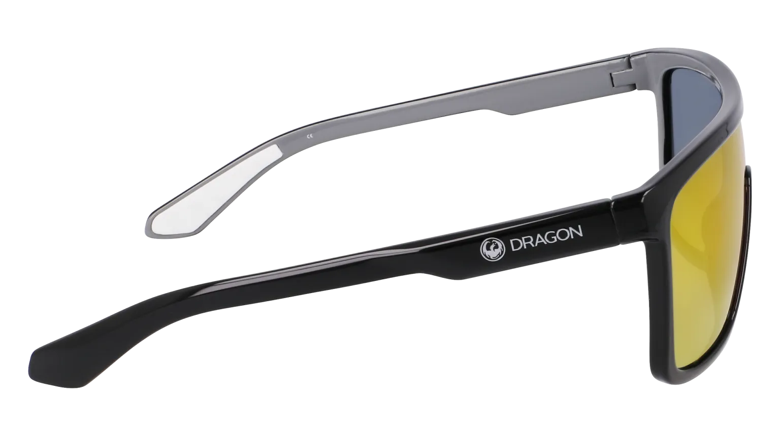MOMENTUM - Shiny Black/Grey with Polarized Lumalens Red Ionized Lens