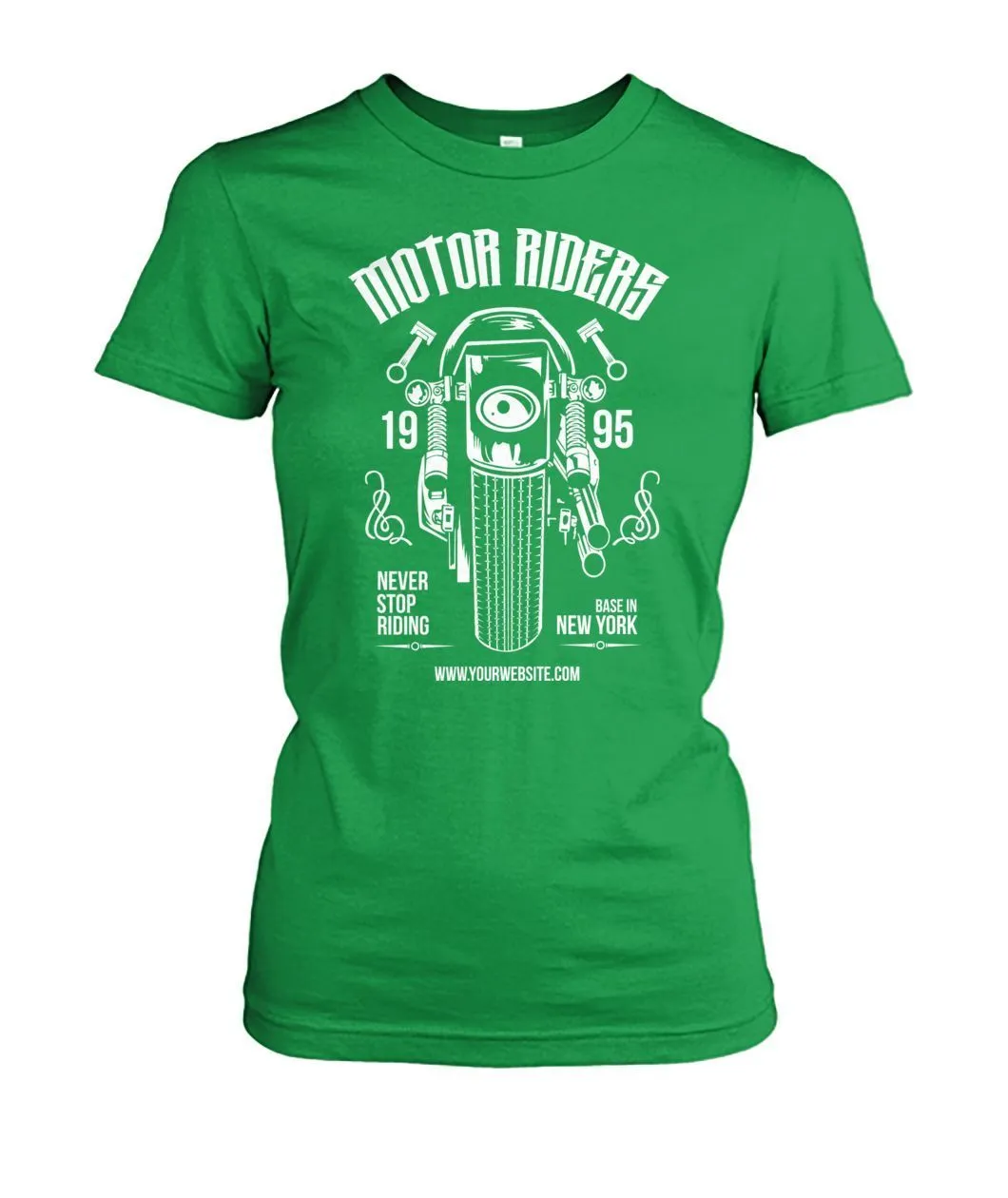 Motorcycle Riders Women's Crew Tee