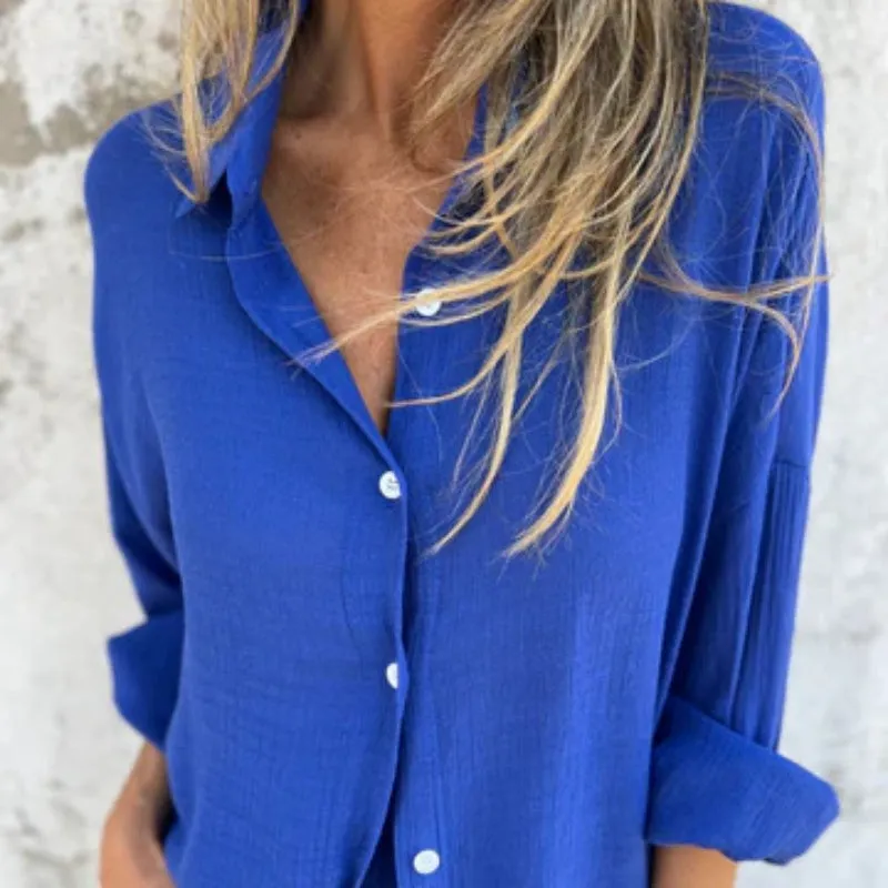 Nadine™ Long Sleeve Shirt & Shorts Set