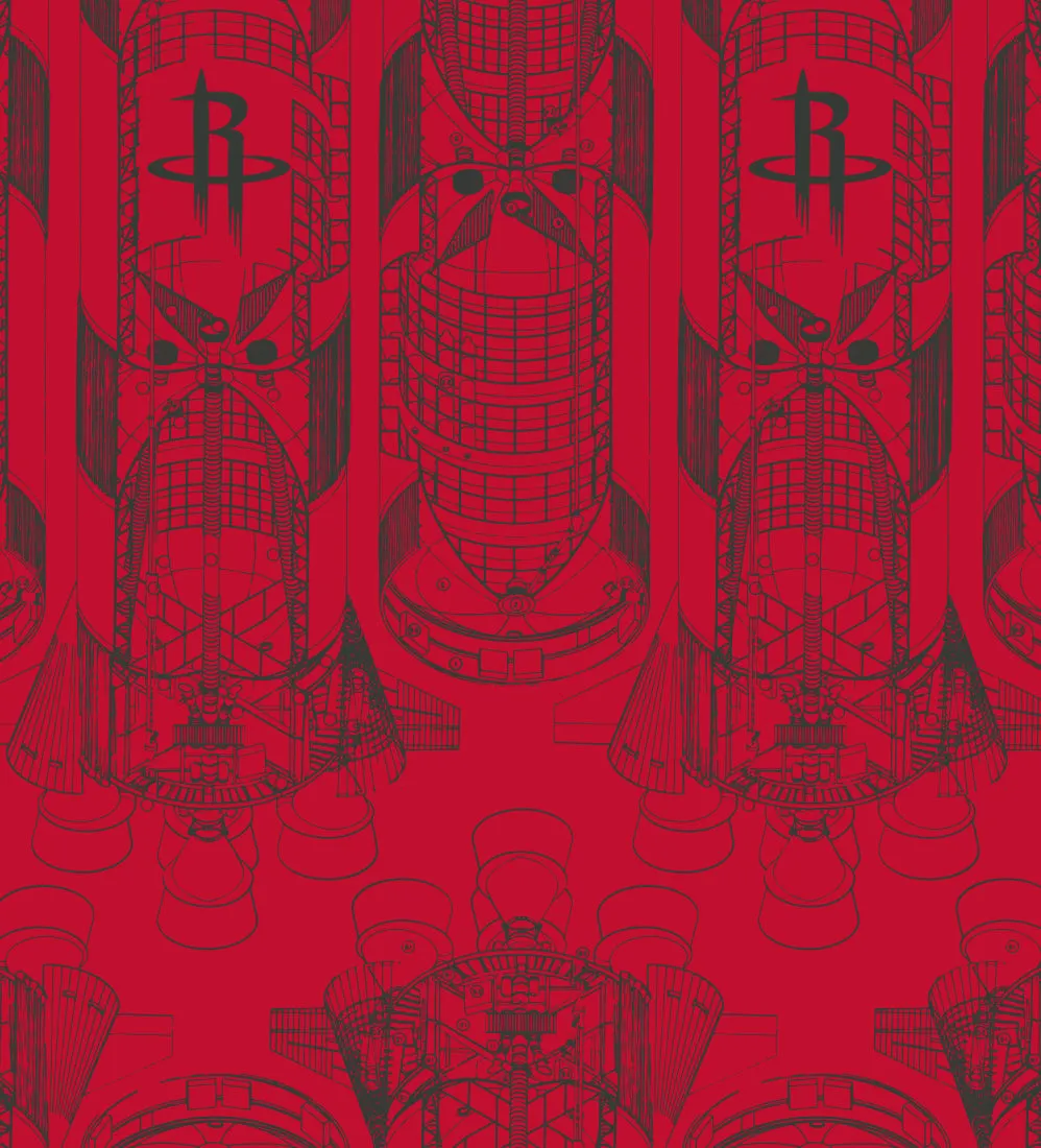 NBALAB x The Shrine Co Duffle Bag - Houston Rockets