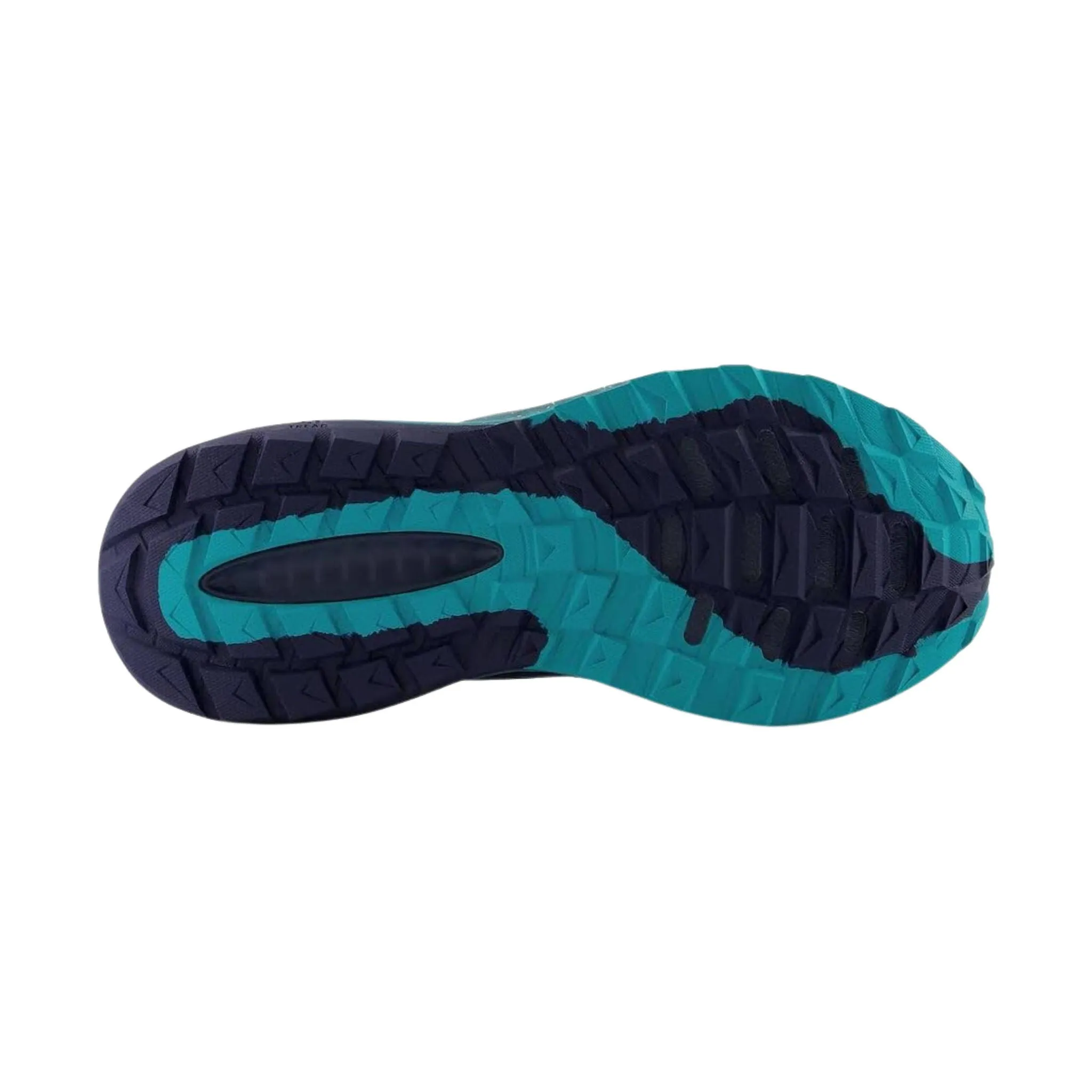 New Balance Women's Dynasoft Nitrel V5 GTX Trail Running Shoes - Natural Indigo/Electric Teal/Bleached Lime Glo