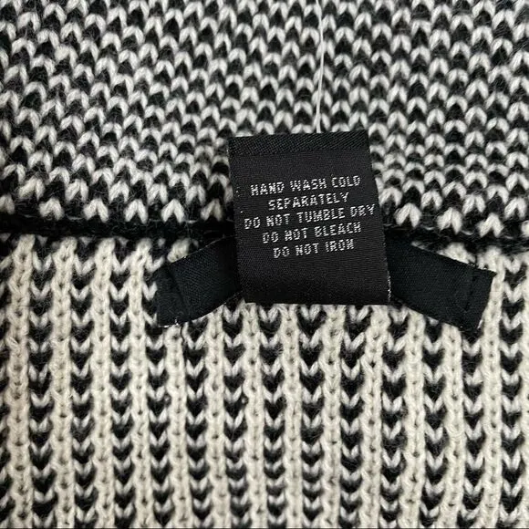NEW CEJON Bird’s Eye Riding Cape - Black &amp; Ivory