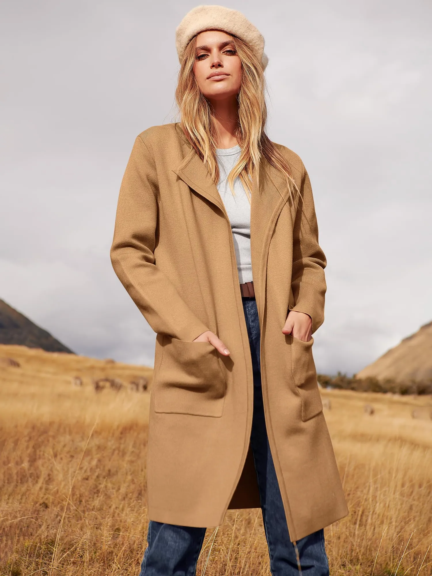 New Style Lapel Top Coat