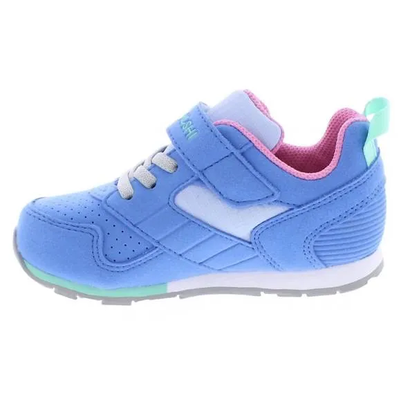 NEW TSUKIHOSHI kid's racer sneakers in blue/pink