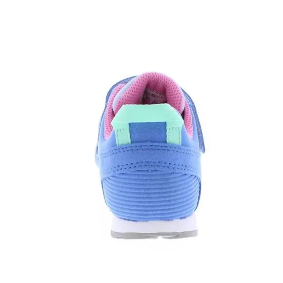 NEW TSUKIHOSHI kid's racer sneakers in blue/pink