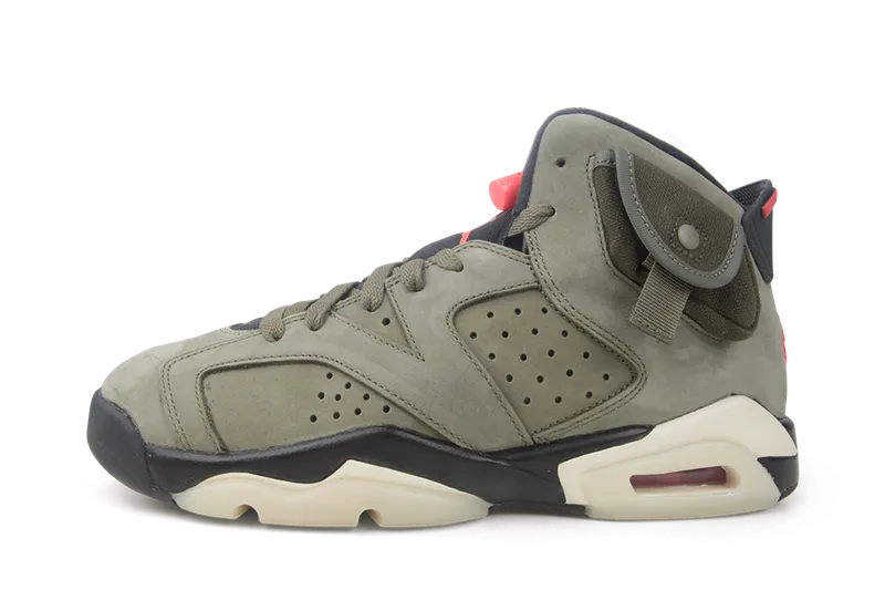 nike Jordan 6 Retro x Travis Scott GS (CN1085-200) Youth Size 4Y-7Y