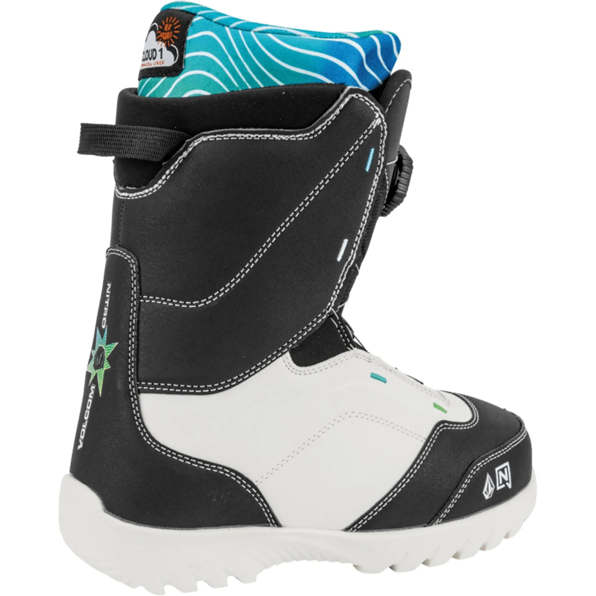Nitro Youth Droid Boa Snowboard Boots X Volcom 2025