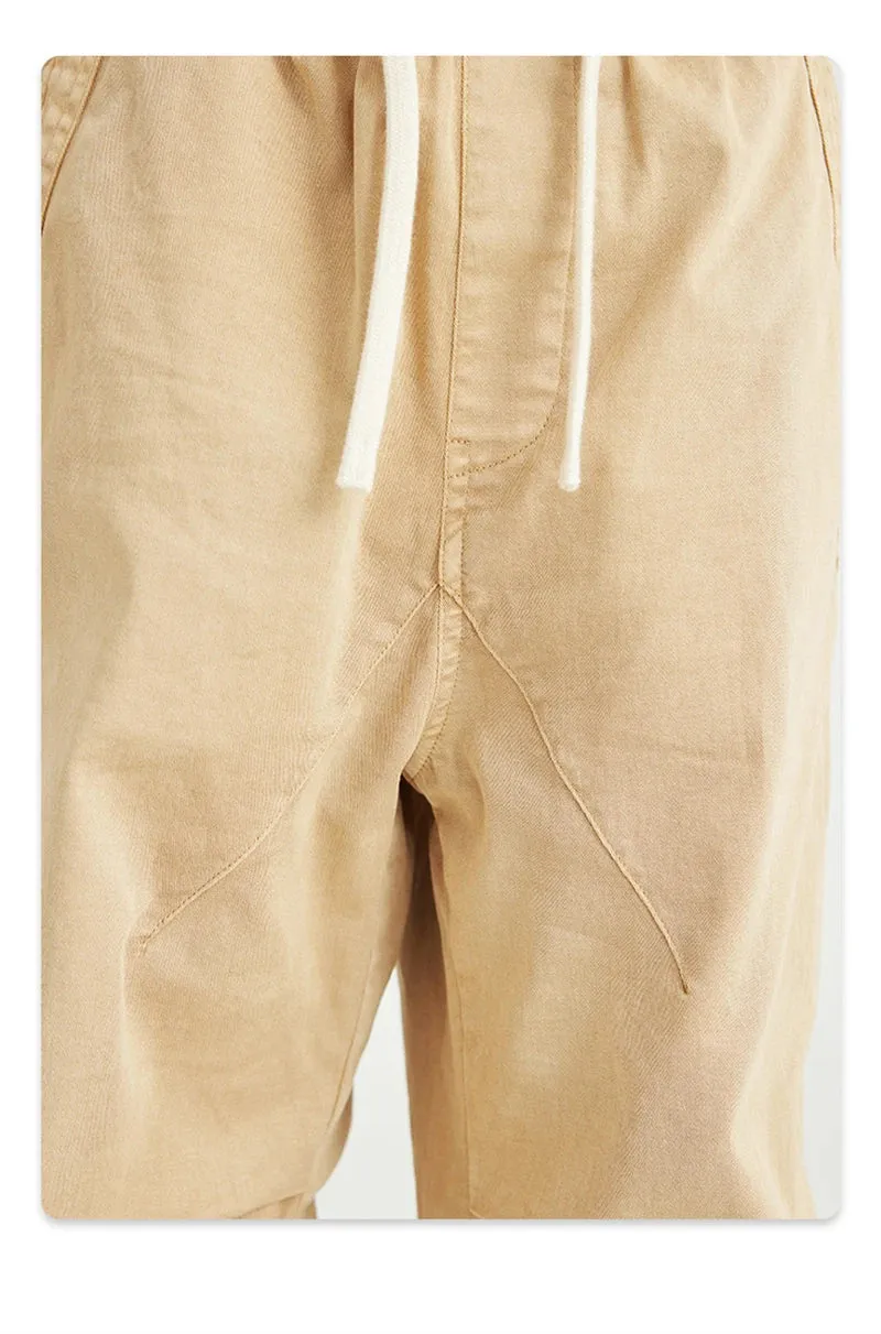 Obsidian Phoenix Luxury Double Knee Cotton Pants - Boys and Girls American Retro Loose Fit Adjustable Carpenter Pants (240gsm)