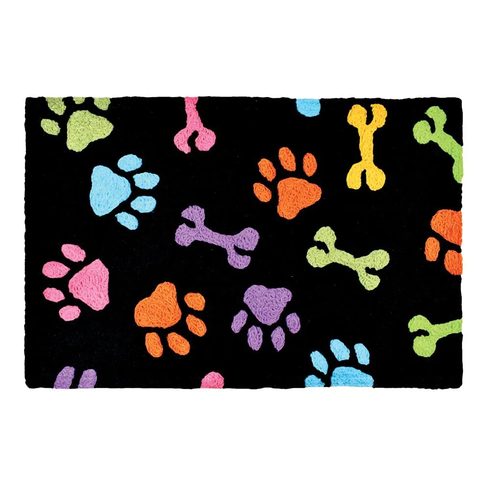 Paws and Bones Washable Rug