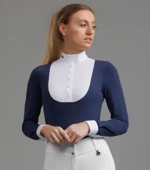 PEI Navarra Long Sleeve Show Shirt - Navy