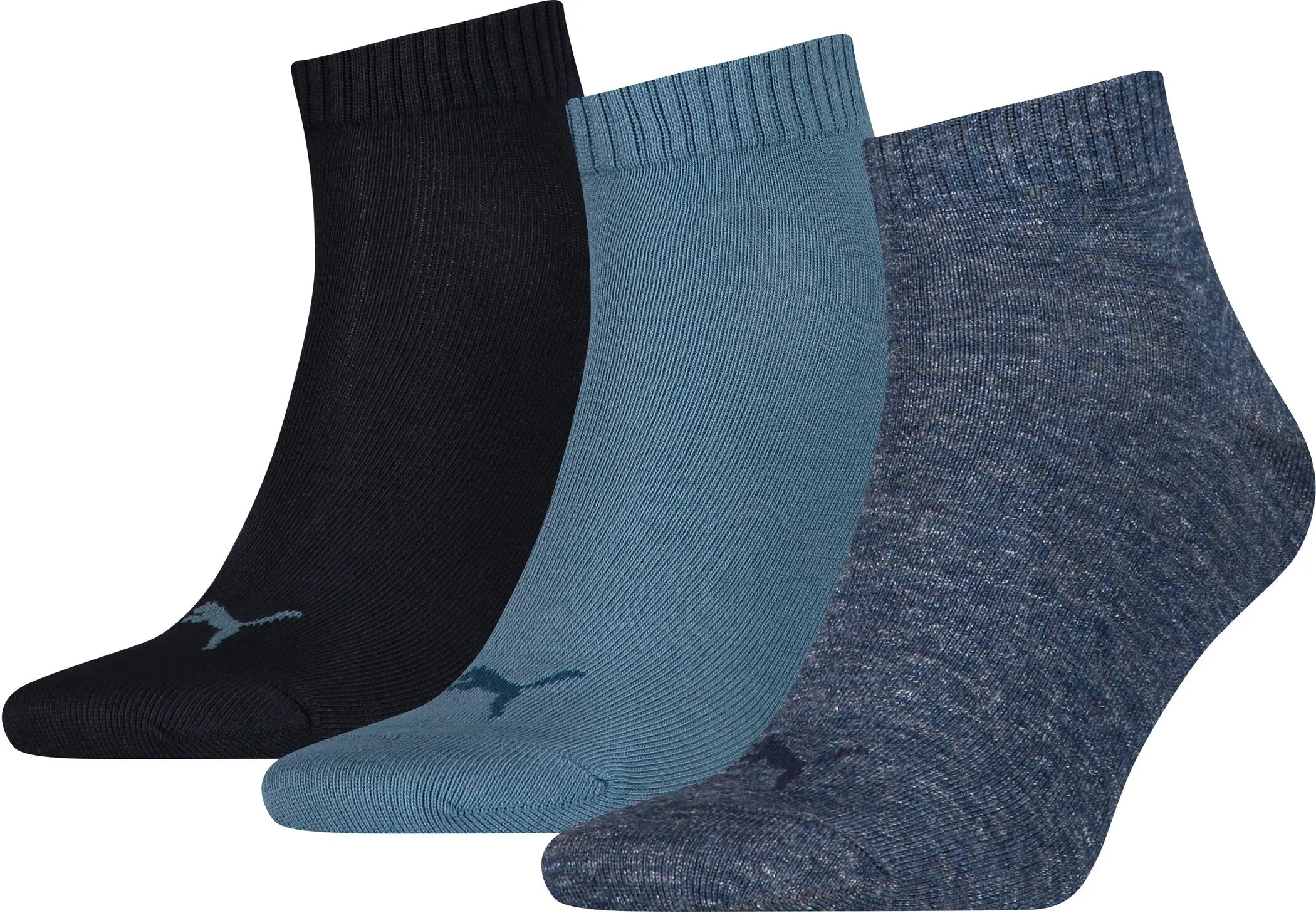 Plain Sneaker - Trainer Socken 3er-Pack
