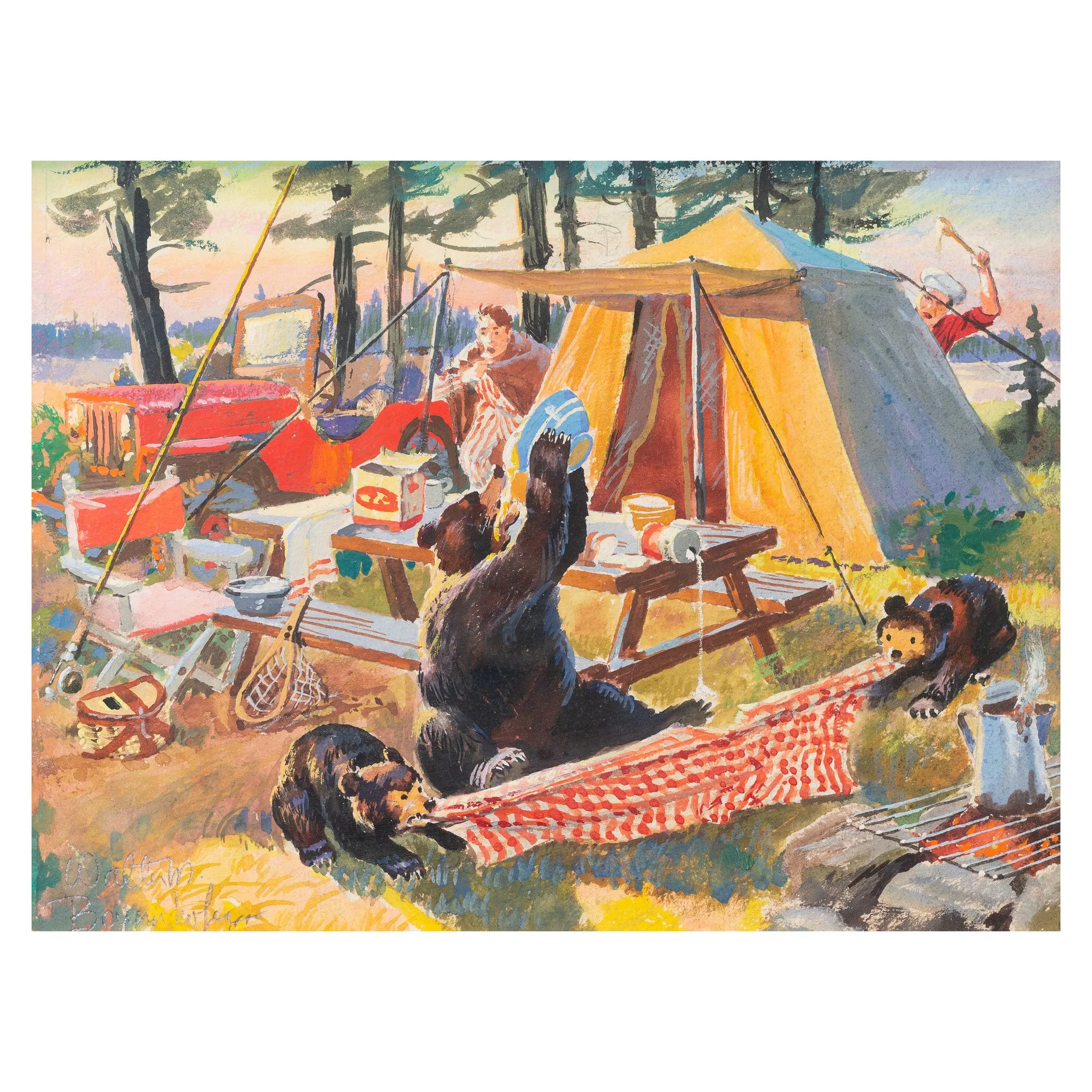 "Tug of War" by Walter M. Baumhofer