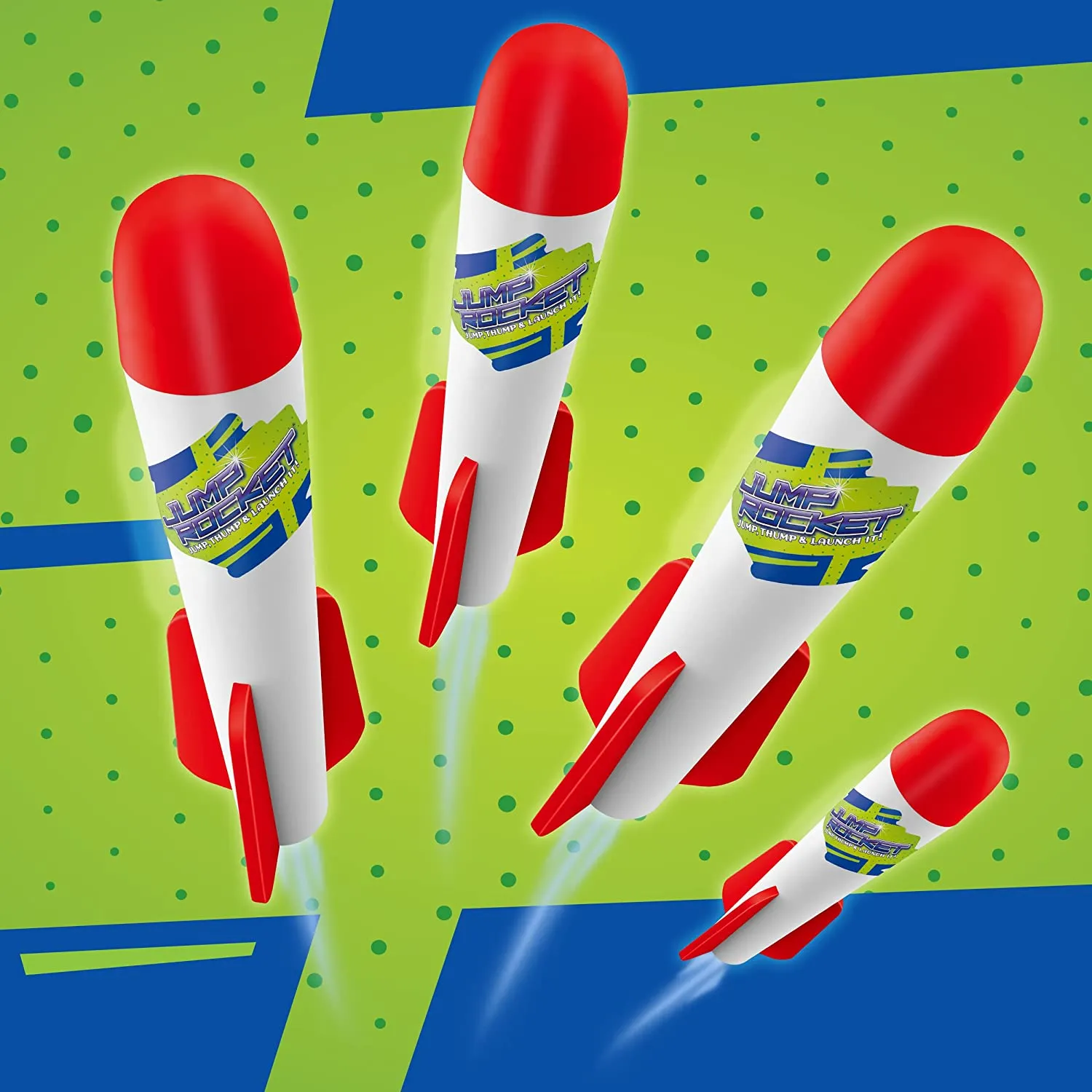 Replacement Rockets for Jump Rocket 2-in-1 Triple Shot Multi-Launcher Set