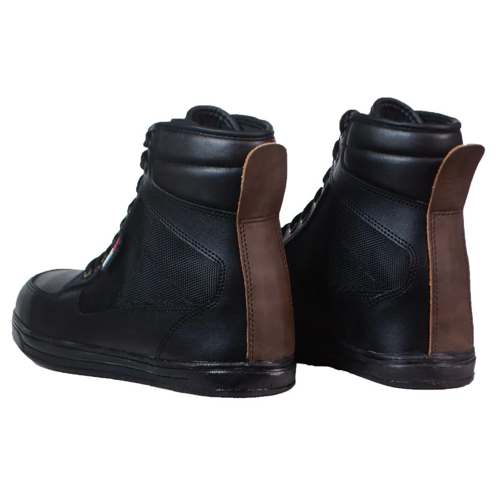RIDERACT® Men’s Black Riding Sneakers Shoes Motorcycle boots Air