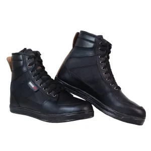 RIDERACT® Men’s Black Riding Sneakers Shoes Motorcycle boots Air