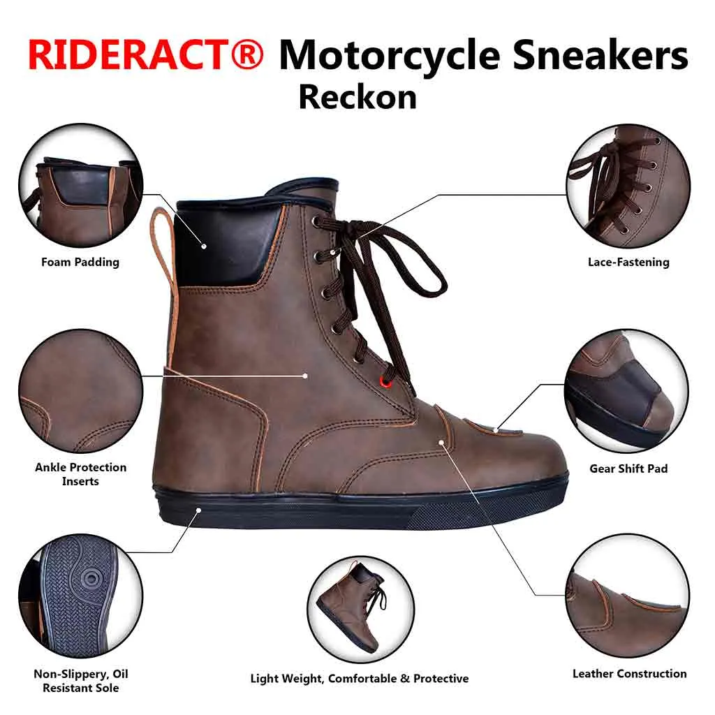 RIDERACT® Men’s Motorbike Sneakers Reckon Motorcycle Sneakers