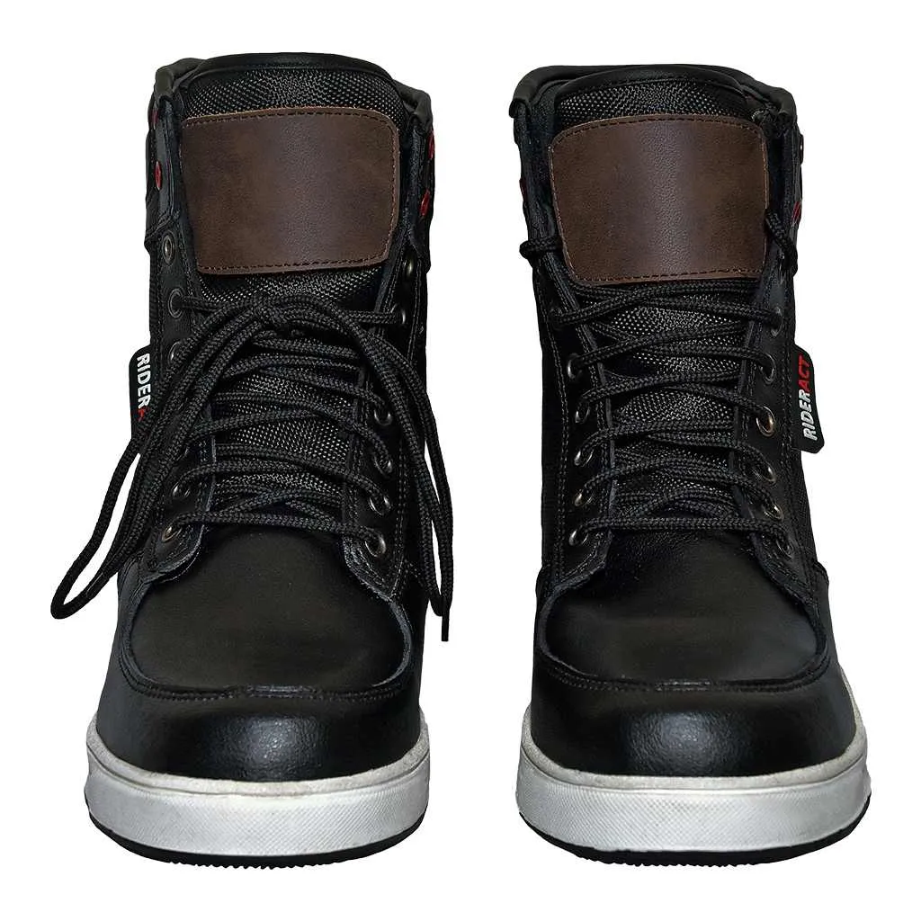 RIDERACT® Men’s Motorcycle Boots Air Black Sneakers Boots