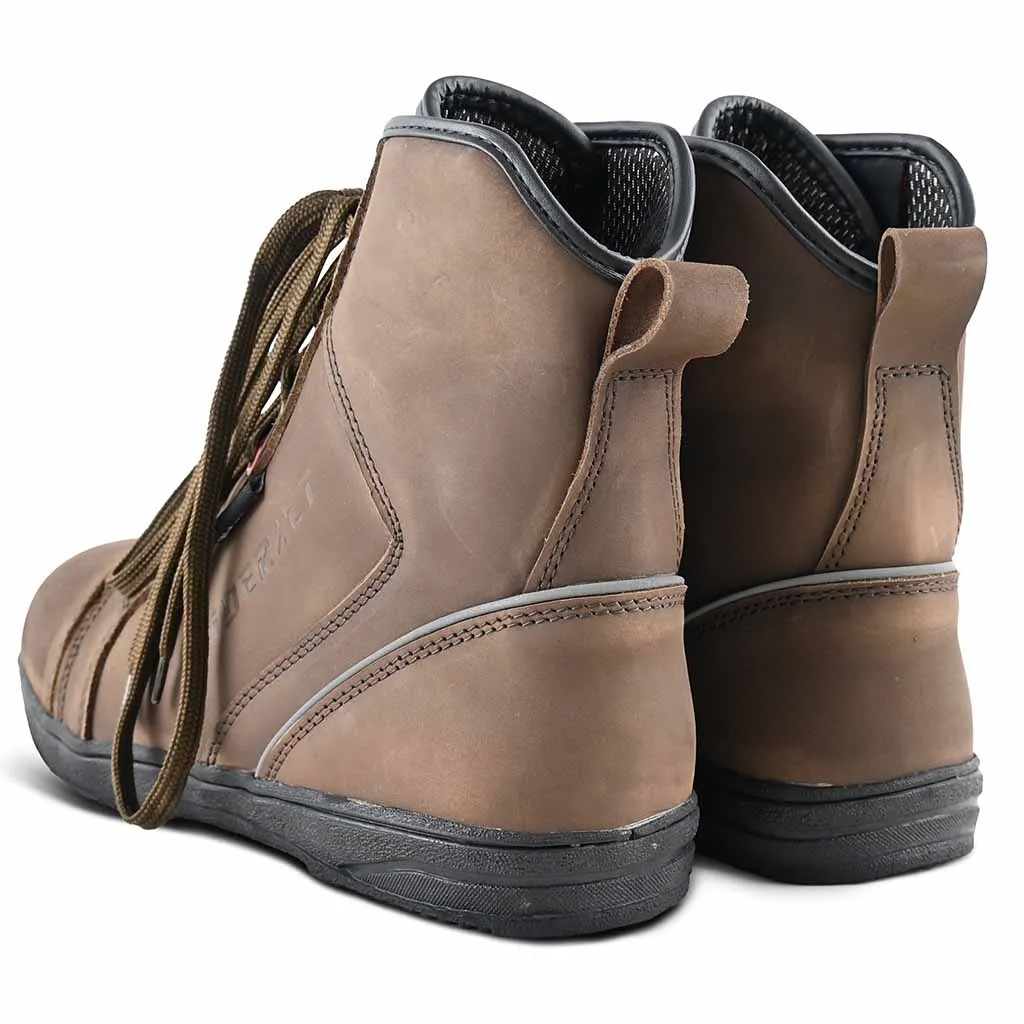 RIDERACT® Men’s Motorcycle Boots Brown Lavender