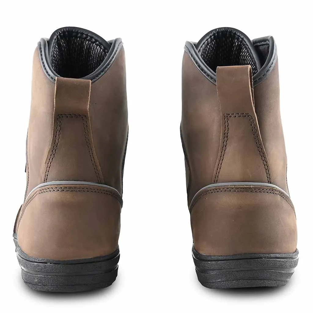 RIDERACT® Men’s Motorcycle Boots Brown Lavender