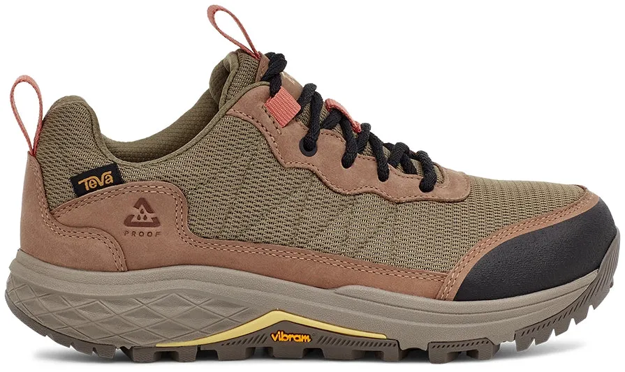 'Ridgeview' women's waterproof walking sneaker - Green mix