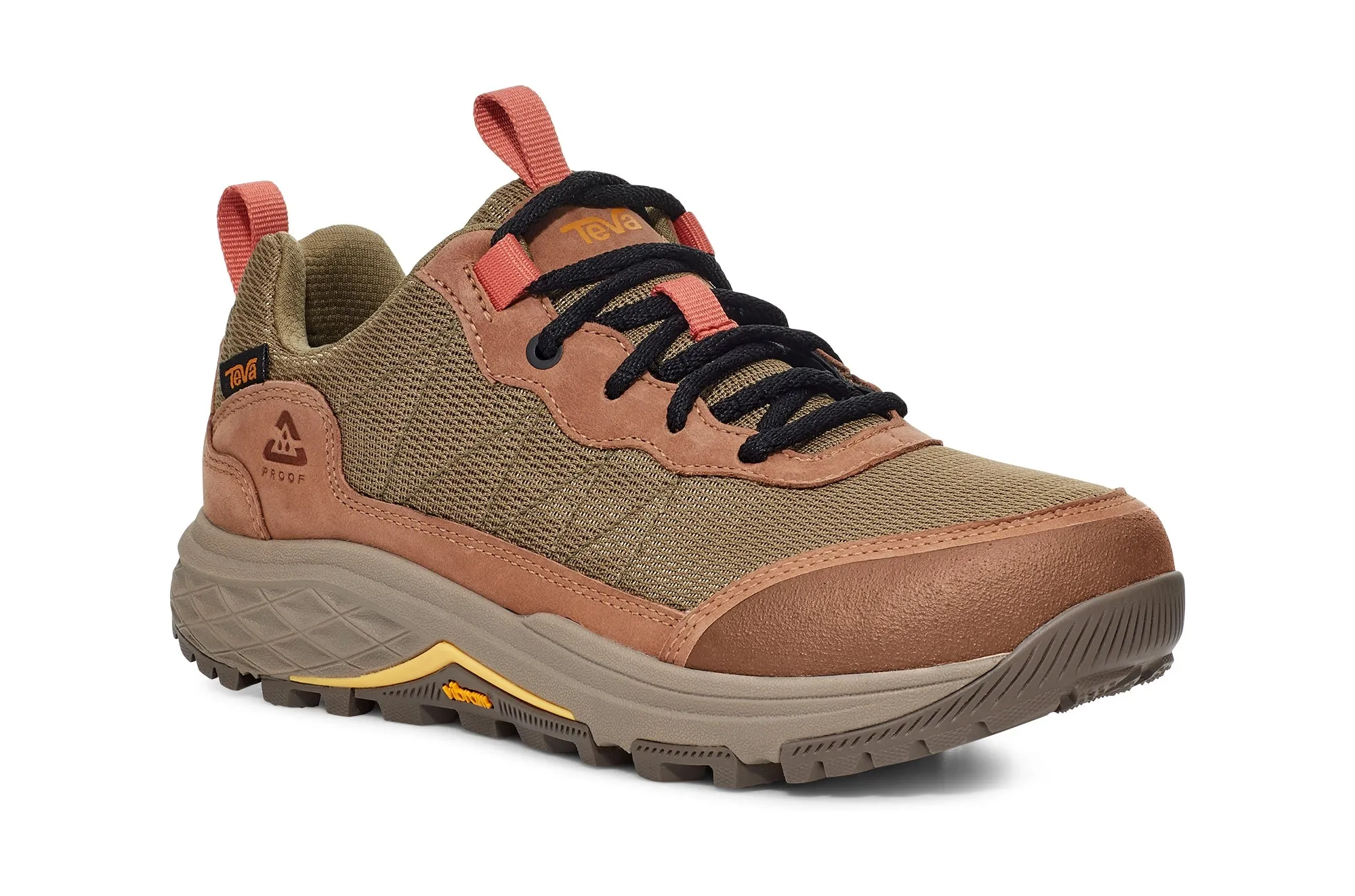 'Ridgeview' women's waterproof walking sneaker - Green mix