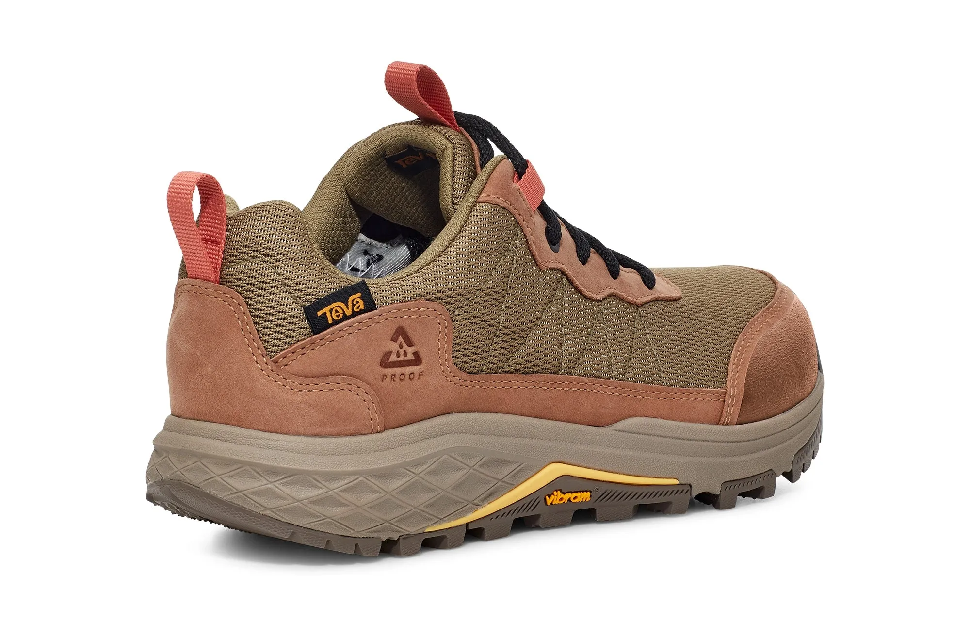 'Ridgeview' women's waterproof walking sneaker - Green mix