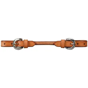 Round Leather Curb Strap