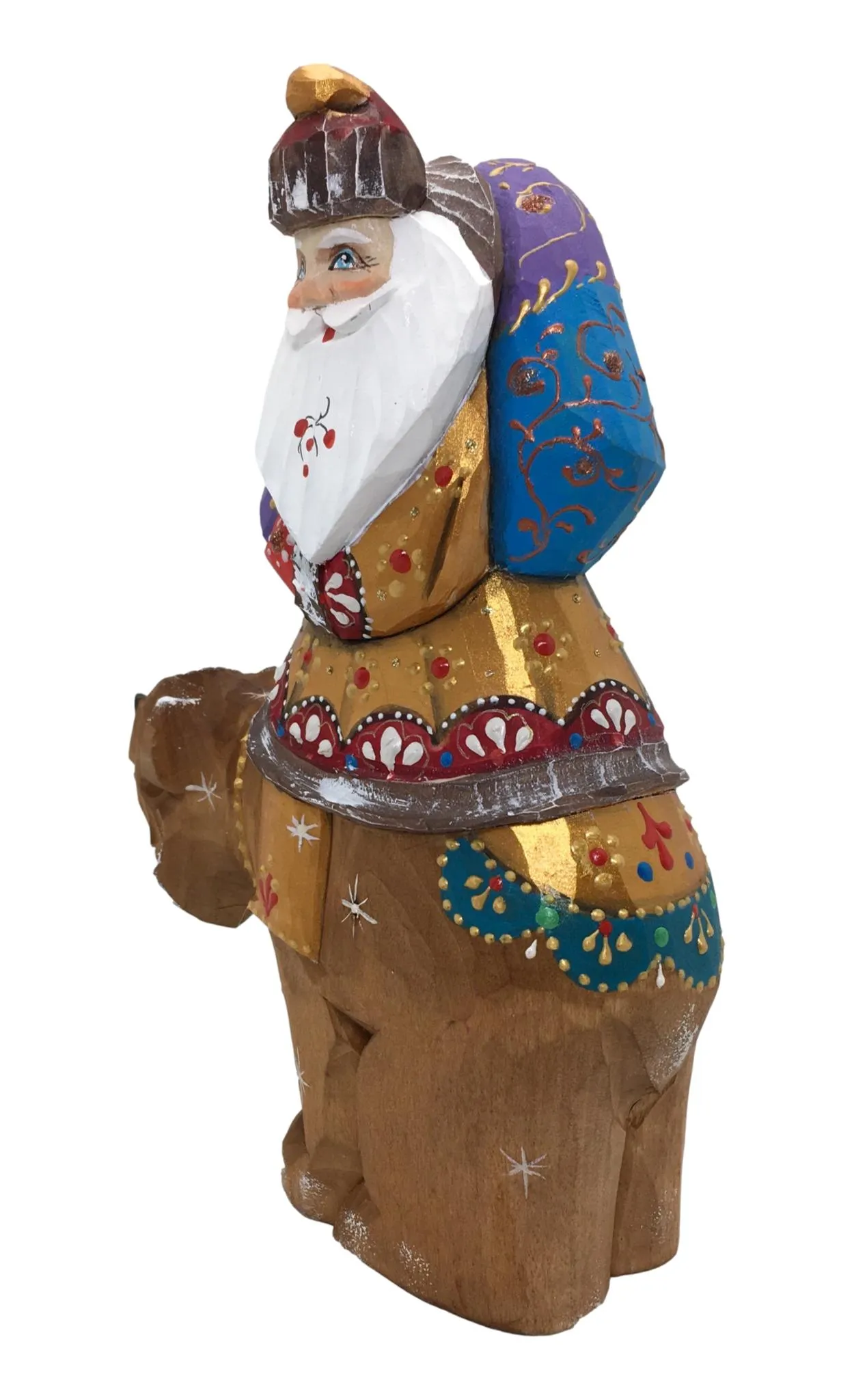 Santa Riding Bear