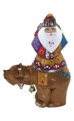 Santa Riding Bear