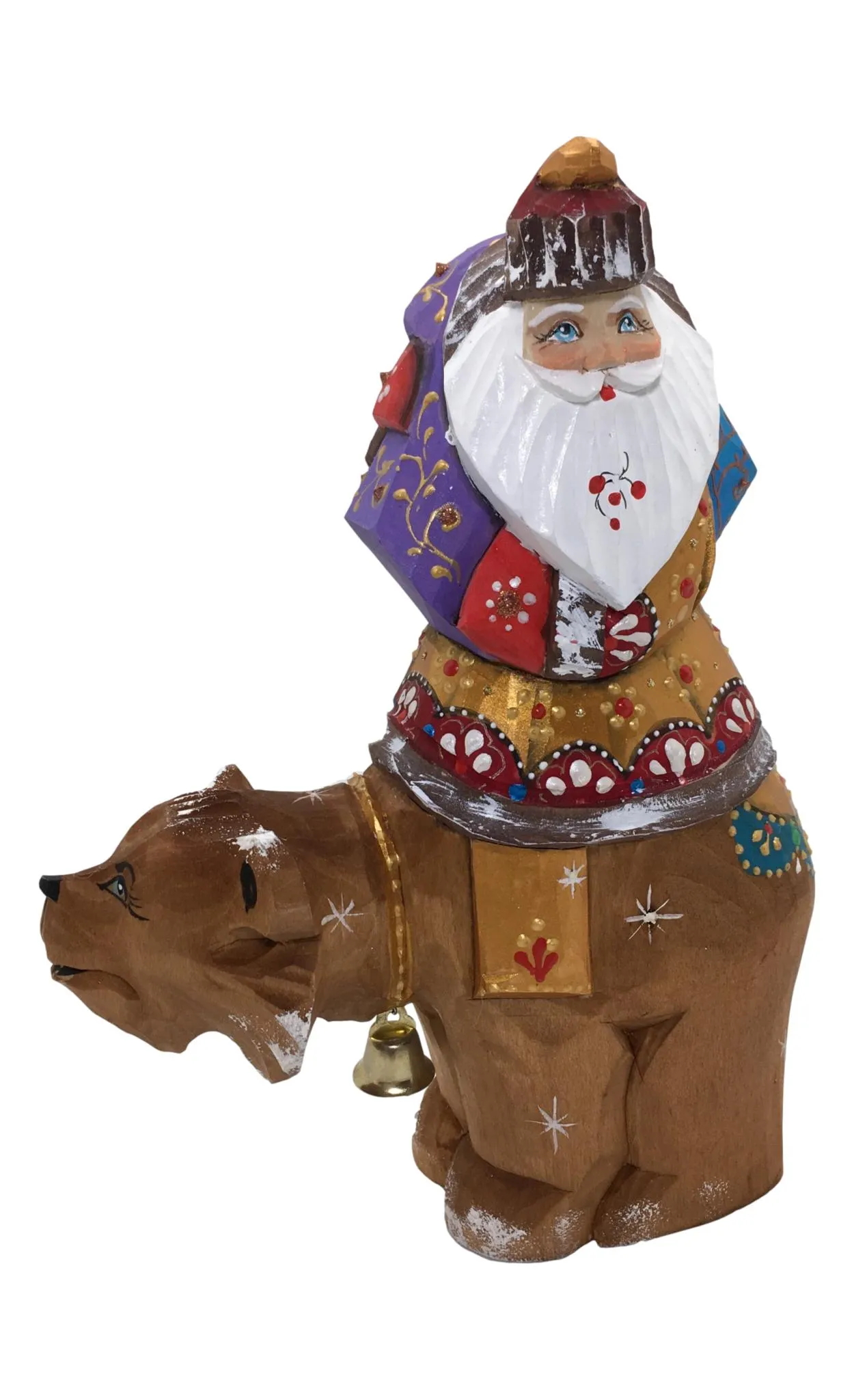 Santa Riding Bear