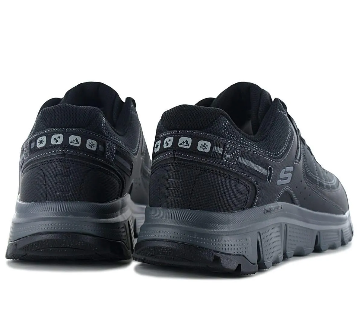 Skechers Summits AT - Upper Draft - Herren Outdoor Schuhe Sneakers Schwarz 237620-BKCC