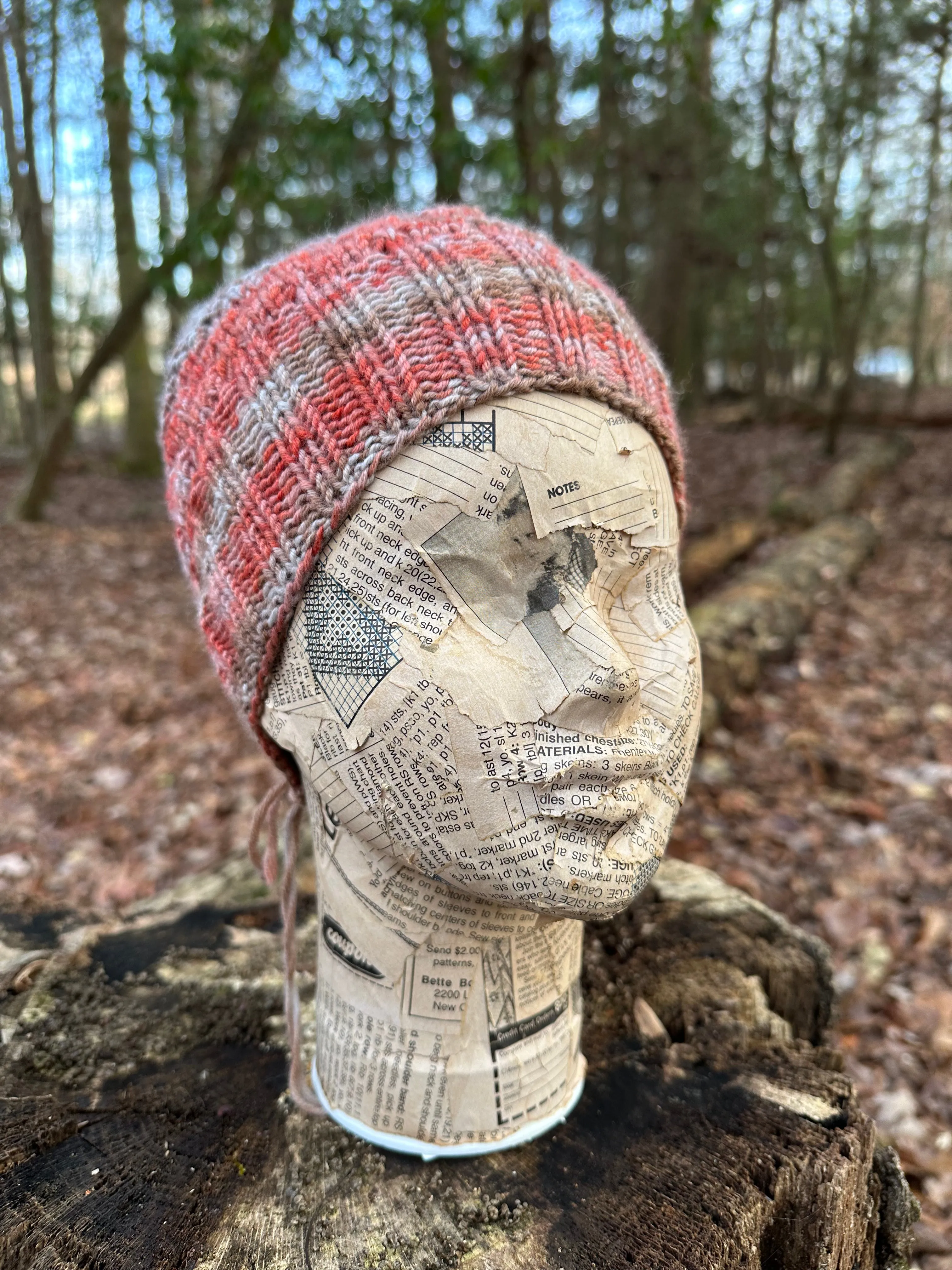 Soft, Super Wash Wool Bauble Hat, open for bun or ponytail FREE SHIPPING