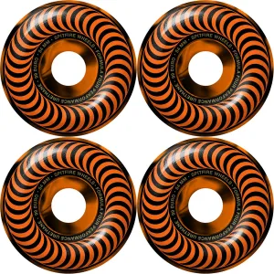 Spitfire Devil's Night Formula Four Classic 99du Black/Orange Swirl Wheels 54mm