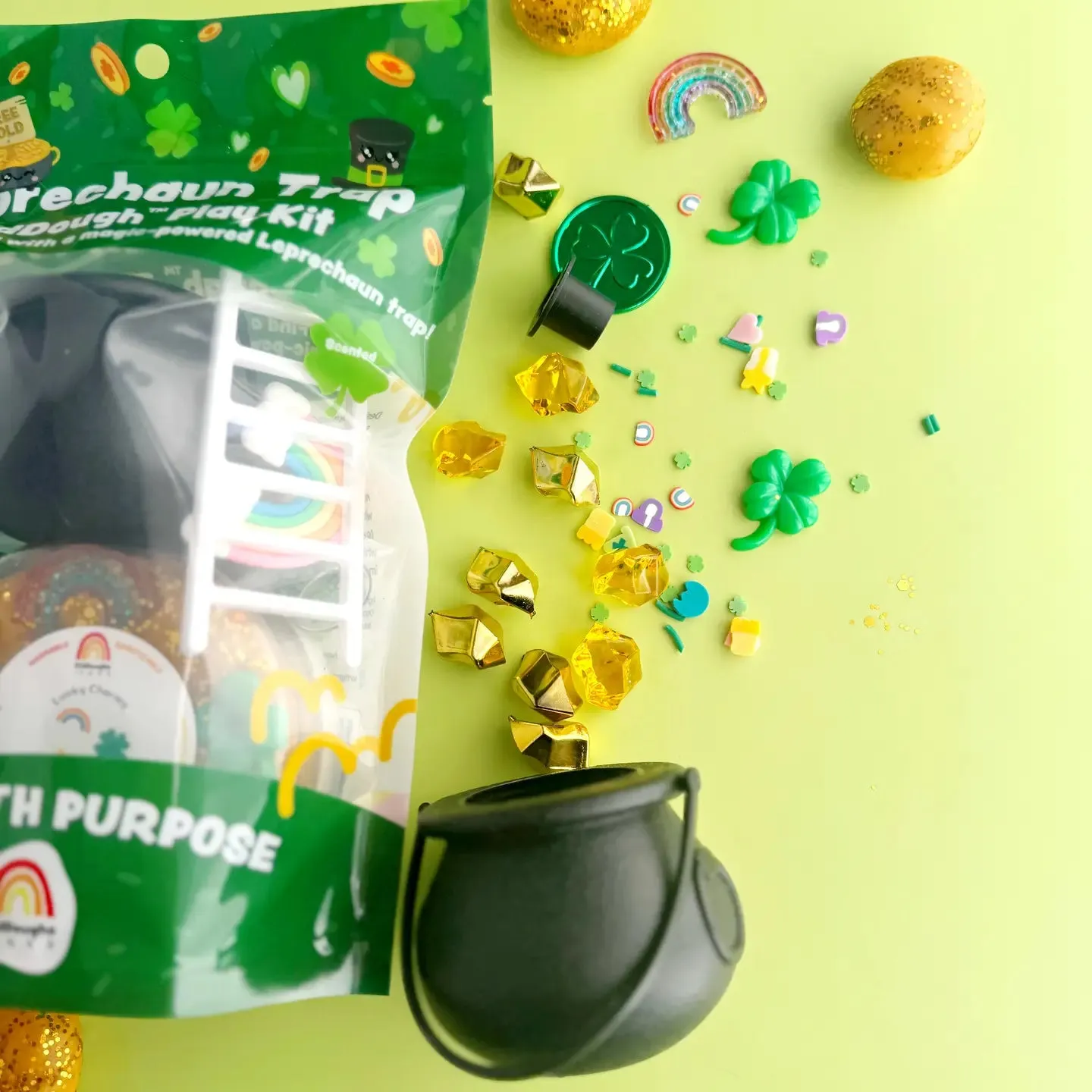 St Patrick's Leprechaun Trap KidDough Play Kit