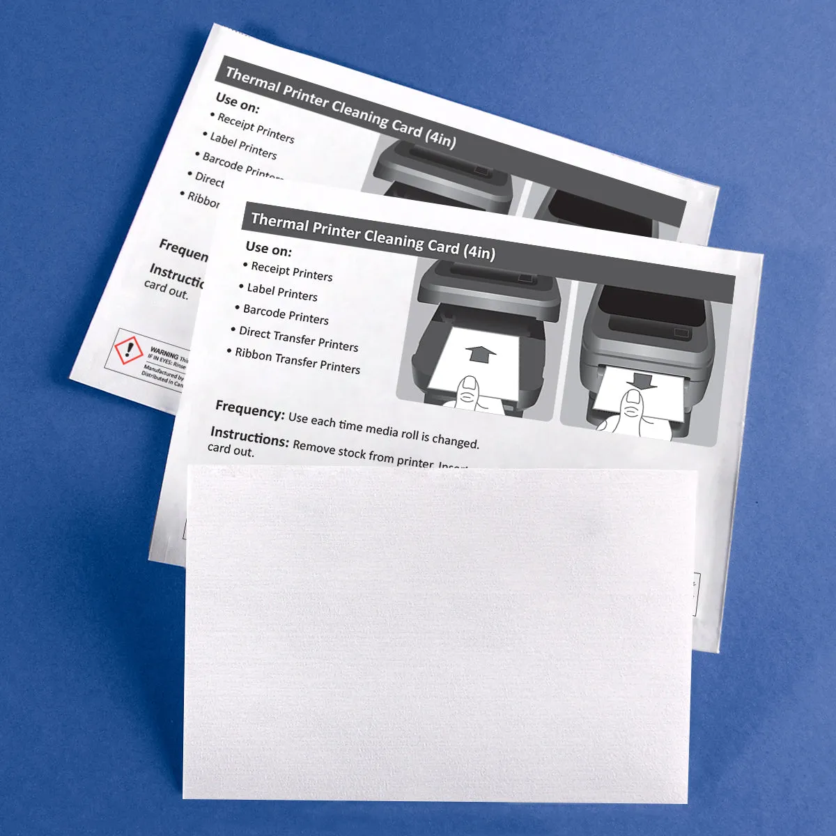 Thermal Printer Cleaning Card