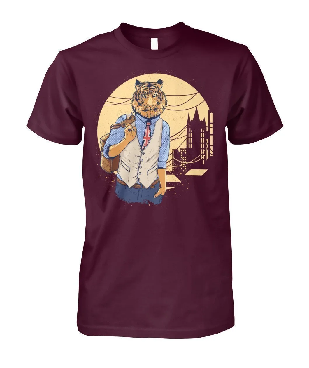 Tiger Unisex Cotton Tee