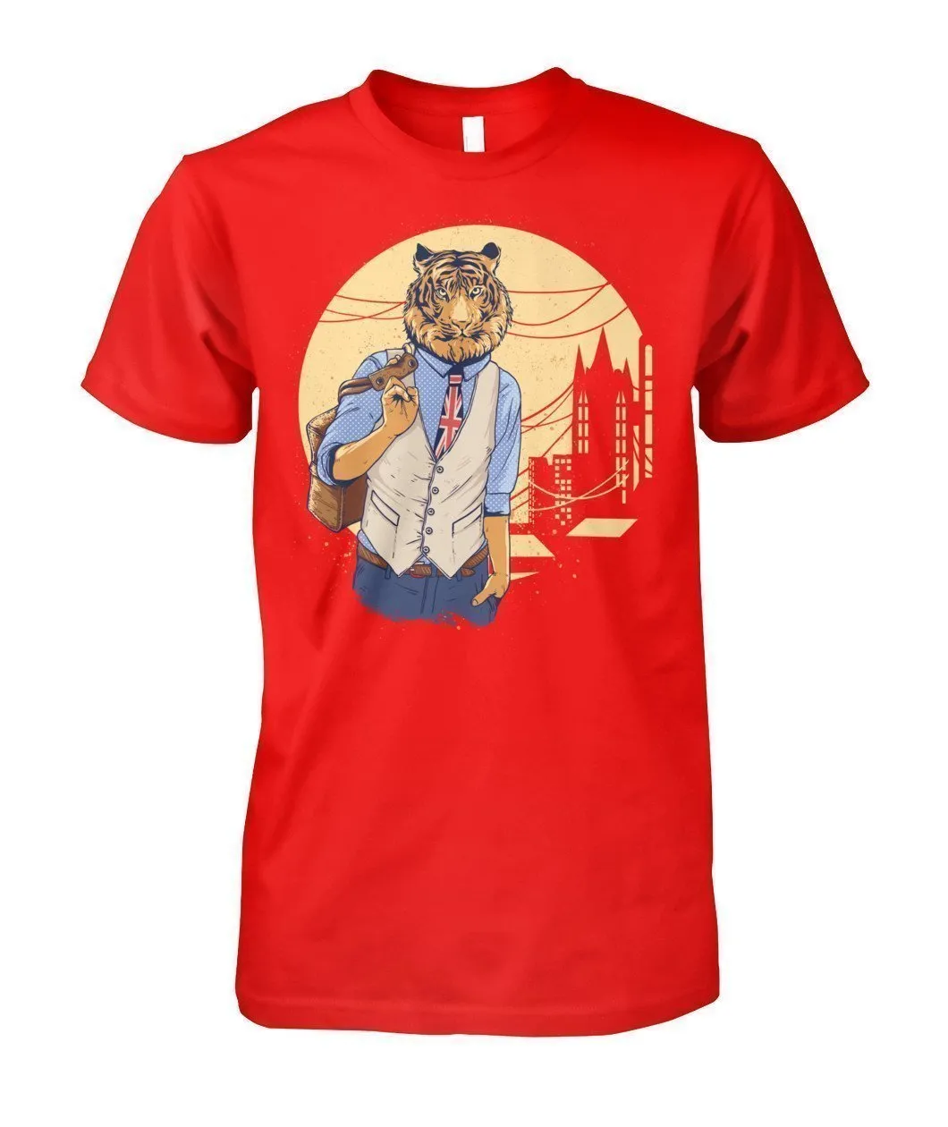 Tiger Unisex Cotton Tee
