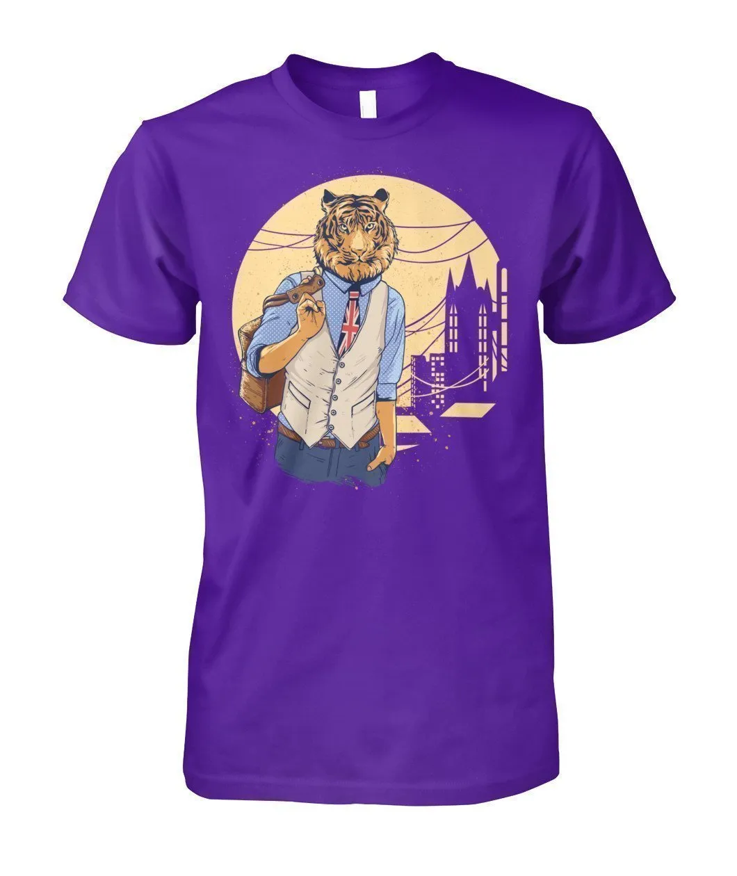 Tiger Unisex Cotton Tee